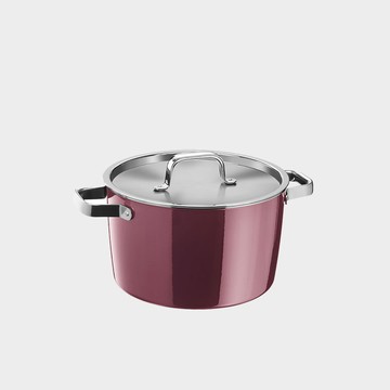 WMF Fusiontec Aromatic 高身湯鍋 24cm 6.2L (玫瑰金色)