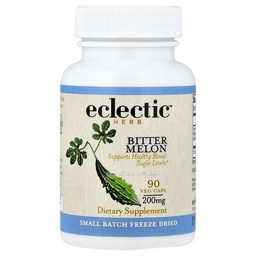 Eclectic Herb, 凍乾，苦瓜，200 毫克，90 粒素食膠囊