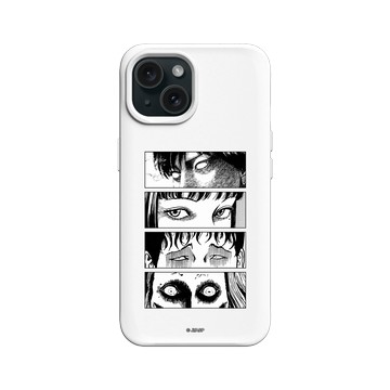 iPhone 15 SolidX 白 - 伊藤潤二驚選集 Junji Ito - 凝視