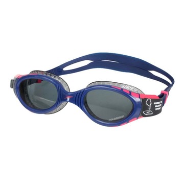 SPEEDO BIOFUSE TRI 成人偏光運動泳鏡-抗UV 蛙鏡 游泳 SD811256F270 深藍桃紅