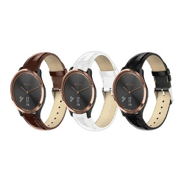 GARMIN 【Timo】 Forerunner 745 /Forerunner 945 /MARQ /vvoactive 4 45mm /f13;nix 5 Plus /f13;nix 6 /Haylou Solar/RS3 鱷魚紋皮革替換錶帶 (錶帶寬度22mm)