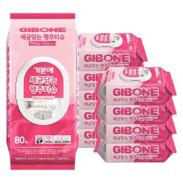 GIBONE 殺菌廚房濕巾 Prime edition  80入  10個