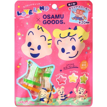 扇雀飴 SENJAKU 星星造型風味糖[附貼紙] (62g)