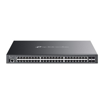 TP-Link 昌運監視器 SG5452XMPP Omada 48埠 Gigabit 可堆疊 Lite L3 管理型 PoE++ 交換器 (含4個10G插槽)