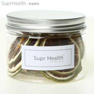 suprhealth 幸福果時 無糖低溫優利卡檸檬乾佐茶片果乾＊8罐