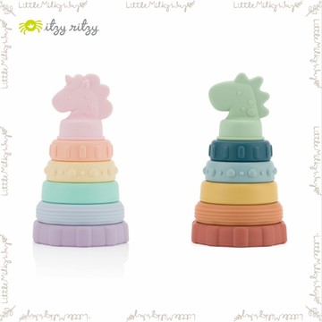 【LMW親子選品】🌿美國Itzy Ritzy - 固齒咬咬疊疊樂🌿