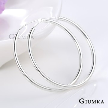 【Giumka】簡約．圓圈耳環．925純銀．韓劇款