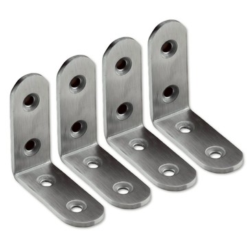 特力屋 不銹鋼L型角鐵  45mm 4PCS
