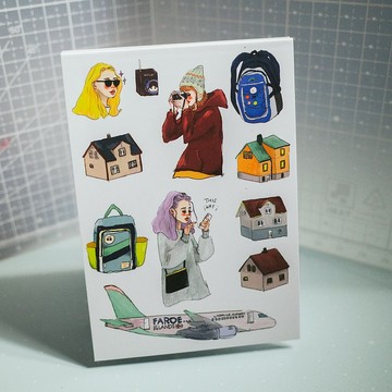 2022新改版 北方小島 便條本