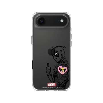 iPhone Air Clear Case（相機按鈕） 透明 - 迪士尼-漫威 Marvel - 死侍與金鋼狼-1