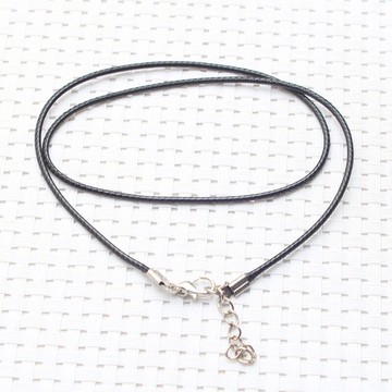 水晶原石吊墜繩掛件繩皮繩男女款項鏈繩子DIY配件手工編織