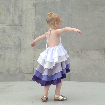 女孩生日派對弗拉門戈禮服