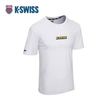 K-SWISS 短袖T恤 26SS TEE 4 M 短上衣 男短袖上衣 白色 1013710-100