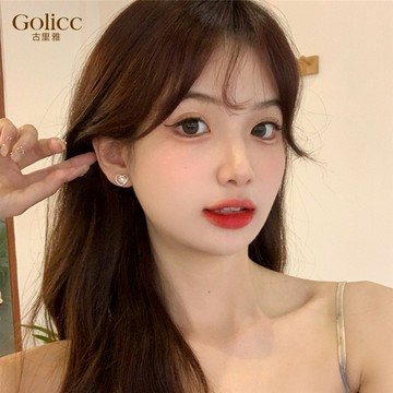 【Gulicc】古莉可 耳環 簡約愛心珍珠耳飾