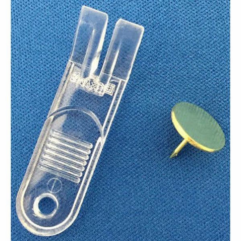 アイ・エス 二重画鋲・ゴールド [針長7mm] 180本入 画鋲抜き付き