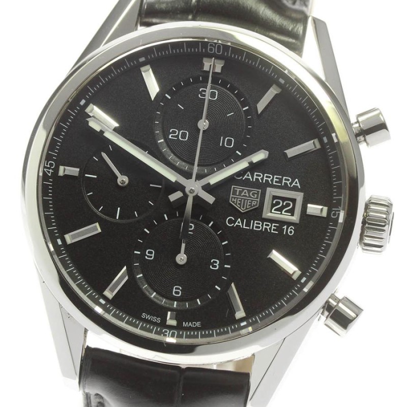 ☆良品☆箱・保証書付き【TAG HEUER】タグホイヤー カレラ クロノグラフ キャリバー16 CBK2110 自動巻き メンズ |  LINEブランドカタログ