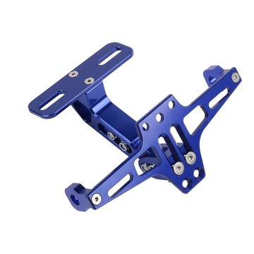 臺灣出貨 MSX摩托車改裝帶燈后牌架可調節車牌架CNC鋁合金支架牌照板支撐架