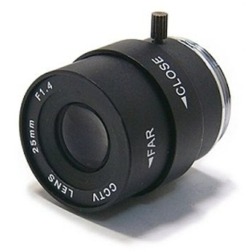 其它品牌 監視器攝影機 手動光圈25mm/F1.4 鏡頭 CCTV 監視器鏡頭 CS Mount CS鏡頭 CS接口攝像機 DVR監控用品