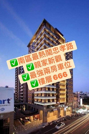 ✨《親家新觀．南區最強兩房車位》✨｜台中市南區忠孝路