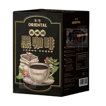 五色優食 華陽 掛耳式 黑咖啡 品味級 180g 香醇濃 馬來西亞機場名店 精美盒裝 伴手禮 ORIENTAL KOPI