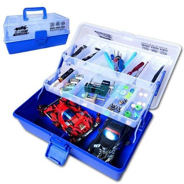 ✅店家嚴選 ⑦天鑒賞✅自制田宮奧迪雙鑽迷你四驅車 MINI 4WD工具箱收納盒抗震盒 參賽盒
