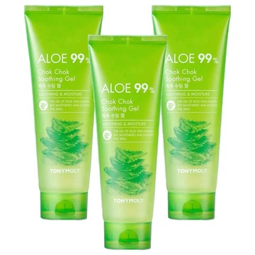 TONYMOLY 99%蘆薈保濕舒緩凝膠  250ml  3條