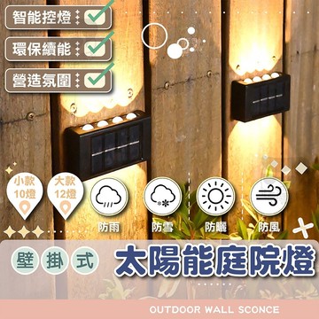 庭院燈【電子發票+免運費】太陽能 戶外燈 花園燈 街道燈 庭園燈 台階燈 太陽能燈 led壁掛燈 欄桿燈 階梯燈 陽檯燈