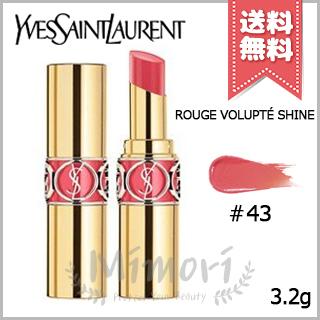 送料無料】YVES SAINT LAURENT イヴサンローラン ルージュ ヴォリュプテ シャイン #43 ルージュリヴゴーシュ 3.2g |  LINEブランドカタログ