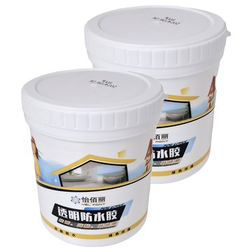 怡佰麗 透明防水膠 Set  600ml (+-5%)，台灣製  2個