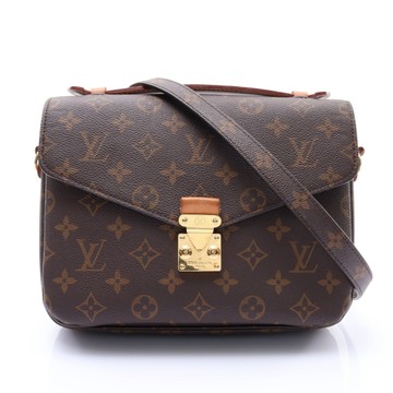 LOUIS VUITTON LV 路易威登 Pochette Metis 兩用包 棕色 原花帆布 M44875 【二手名牌BRAND OFF】