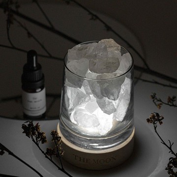 *新禮盒包裝*THE MOON 白水晶擴香燈 // 平靜X安神