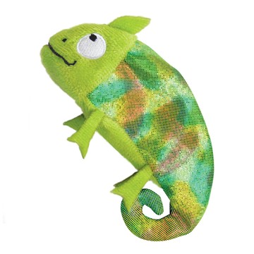 KONG 變色龍貓草玩具 NCM4  1個  綠色