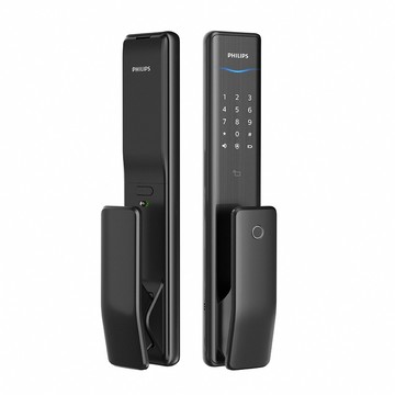 【蝦皮直營】PHILIPS 飛利浦 EasyKey ALPHA推拉式智能門鎖-耀石黑(含基本安裝/原廠公司貨) 廠商直送
