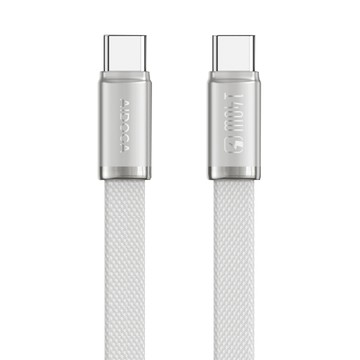 AIDOGA 140W快充 USB-C TO Type-C PD3.1充電傳輸編織線 超薄 耐髒汙 NanoAir 1.2M 支援安卓/手機/平板/筆電