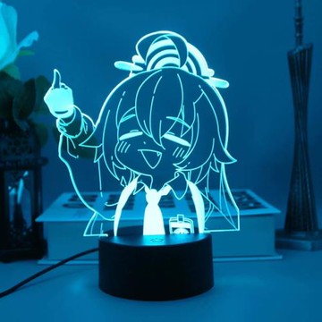 蔚藍碧藍檔案周邊手辦立牌擺件星野愛麗絲電競游戲臥室裝飾燈禮物