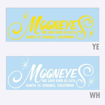 MOONEYES DM189 LOGO DIE CUT STICKER 防水 貼紙 車貼 安全帽貼 (二色)