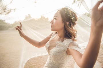 漫森態 新娘花冠 乾燥花冠