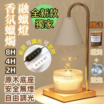 【💖可定時+調光融蠟燈💖】融蠟燈 贈香氛蠟 / 附燈泡x2/ 融燭燈 香氛燈 暖燭燈 蠟燭燈 蠟燭暖燈 香氛蠟燭
