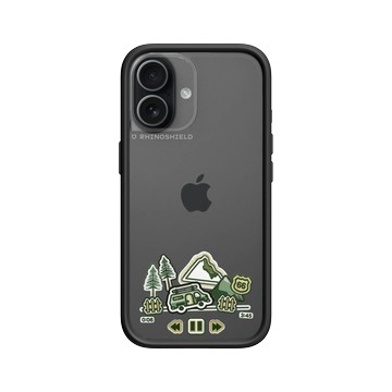 iPhone 17 Mod NX -邊框背蓋組合 (相機按鈕) 黑 - Nature Explorers 自然探索指南 - 露營車出動