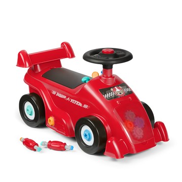 Radio Flyer 高轉速滑步賽車 適用1~3歲 2公斤 賽車造型 互動玩具  57 x 26.7 x 32.5cm  紅色  1台