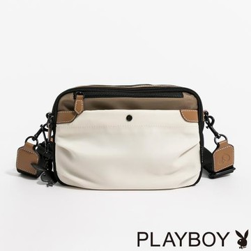 PLAYBOY - 斜側包  Urban Glow系列 - 卡其色