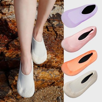 沙灘鞋兒童貼膚浮潛防滑襪軟鞋成人游泳潛水襪沖浪漂流男溪涉水鞋