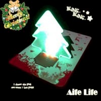 聖誕樹卡片燈 聖誕節耶誕樹小夜燈 卡片燈泡 LED小夜燈 薄便攜式卡片燈 緊急照明 贈品禮品