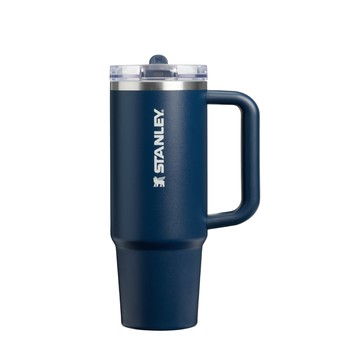 STANLEY 防漏吸管隨手杯 0.88L / 午夜海軍藍