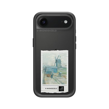 iPhone Air Mod NX -邊框背蓋組合 (相機按鈕) 黑 - Van Gogh Museum - 蒙馬特：風車和耕田