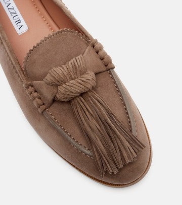 Aquazzura Freddie suede loafers