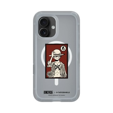 iPhone 16 AirX 流變灰 - 航海王 One Piece - 角色畫框系列-魯夫