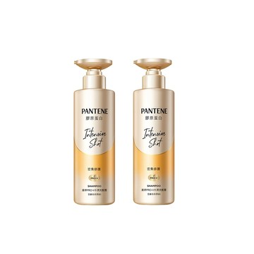 超給利限定!PANTENE潘婷 爆水精華系列-爆水小金瓶 PRO-V 水潤洗髮露 530ml 密集修護型 x2入團購組