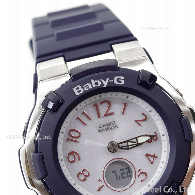 カシオ Baby-G ベビーG 電波 ソーラー レディース 腕時計 電波時計 ネイビー BGA-1100-2BJF | LINEブランドカタログ