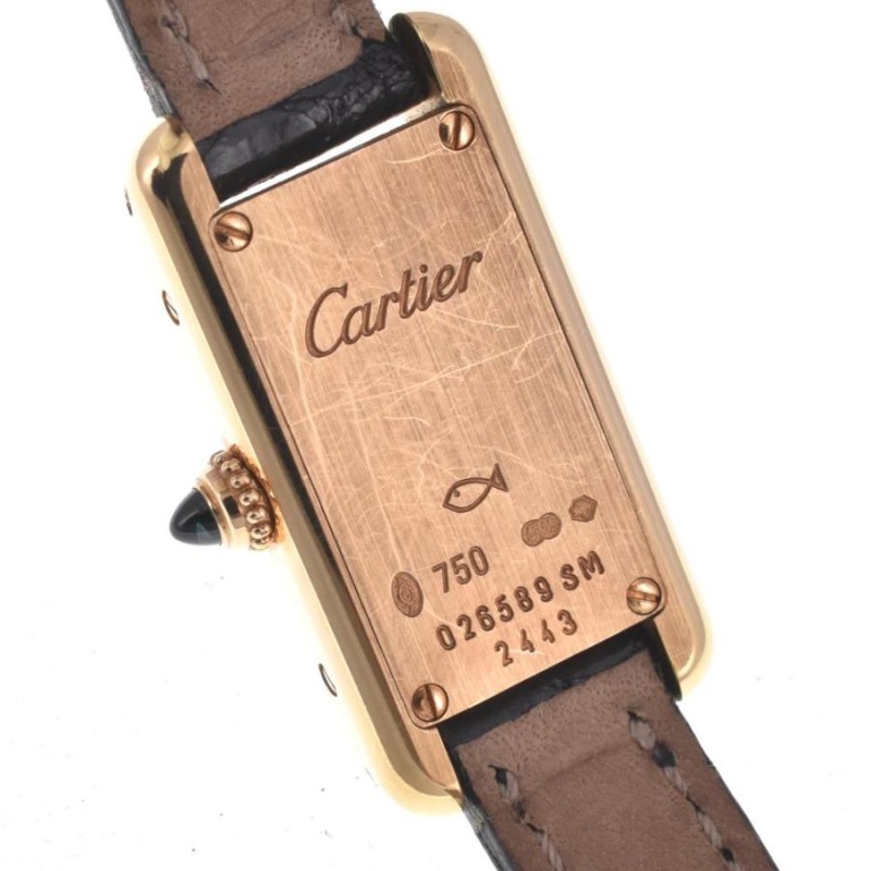 CARTIER】カルティエ タンク アロンジェ W1529956/2443 クォーツ